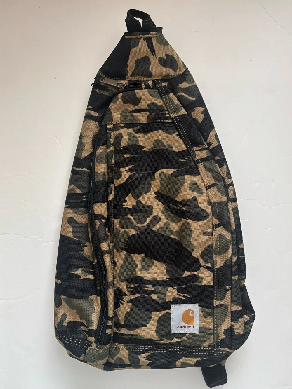 Carhartt Durable Sling Bag Blind Duck Camo Crossbody Backpack Waterproof Travel